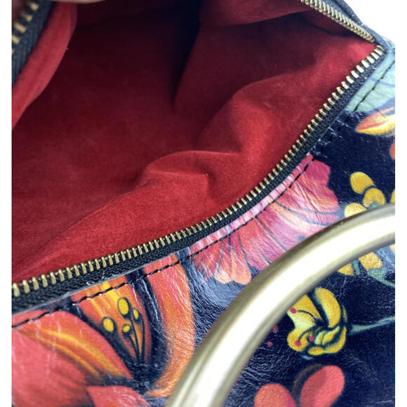 Patricia Nash Leather Tropical Escape Novella Purse Frame Handle NO CHAIN STRAP - Picture 12 of 15